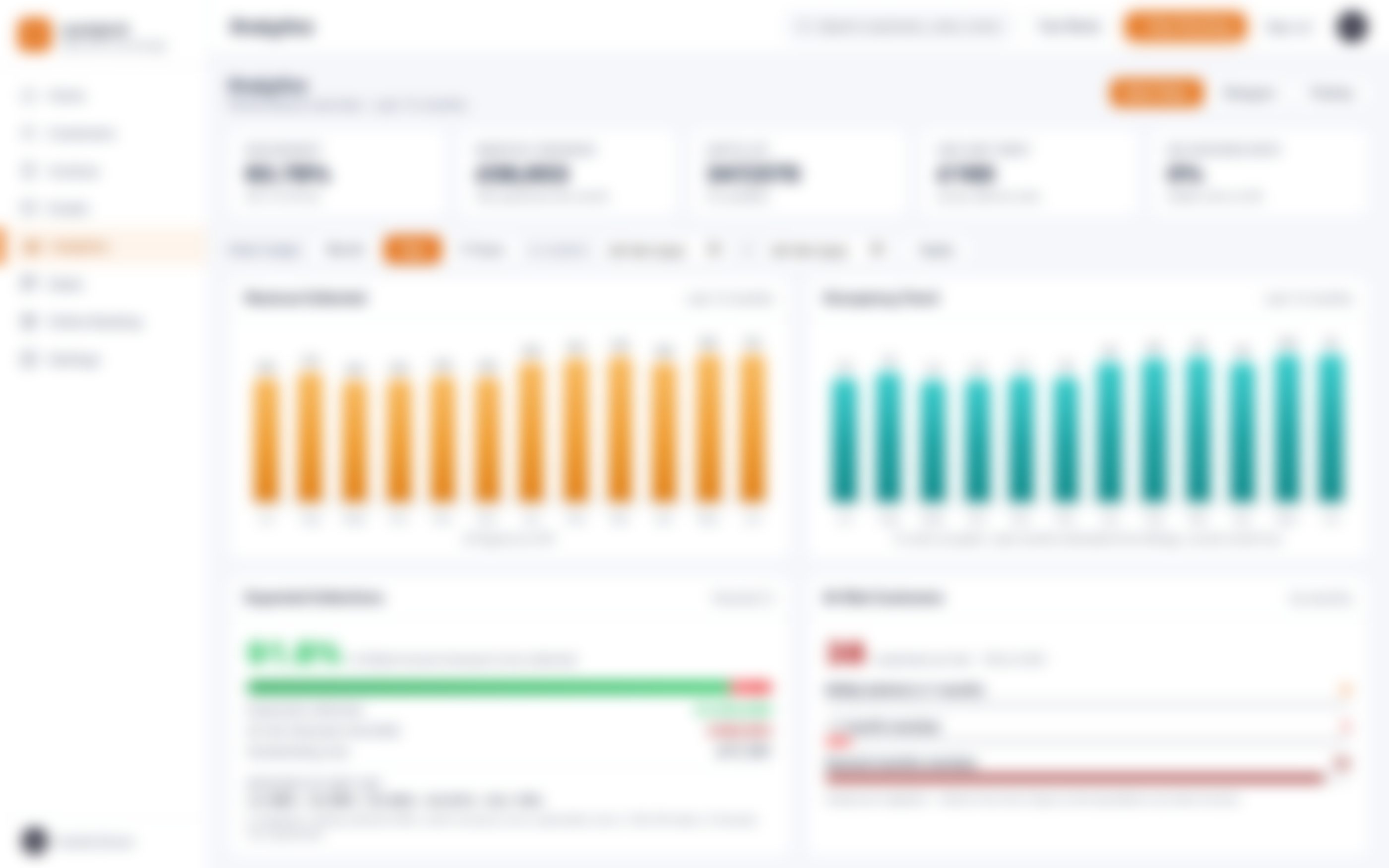 Vaulta analytics dashboard